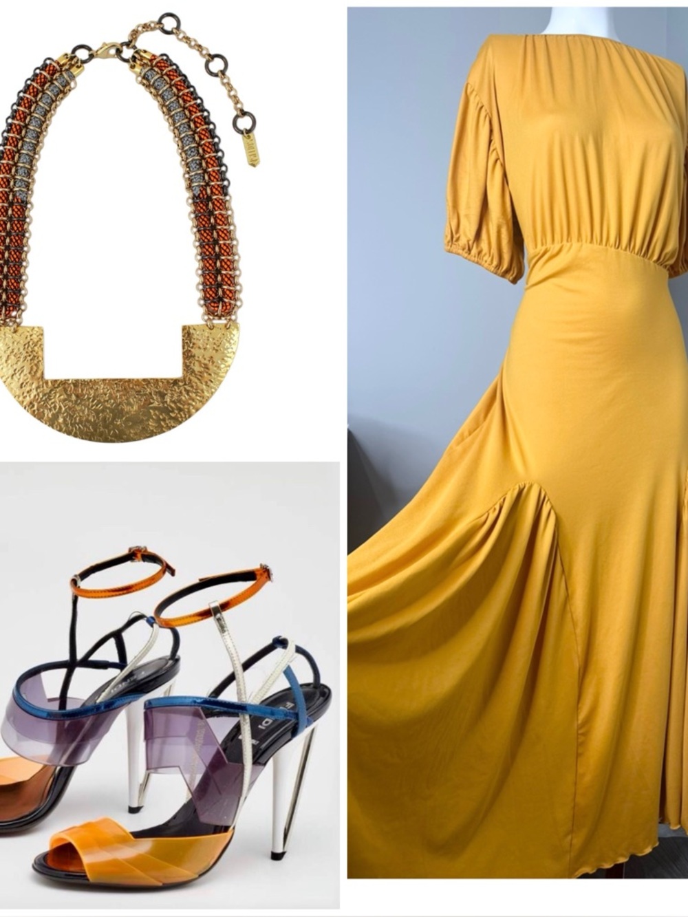 SHEIN Yellow Women’s Maxi Dress - PRELOVED - OX